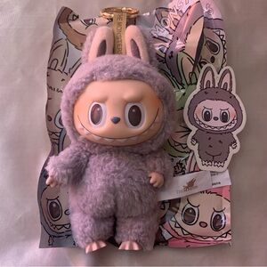 Pop Mart Authentic Sesame Bean Labubu Macaron